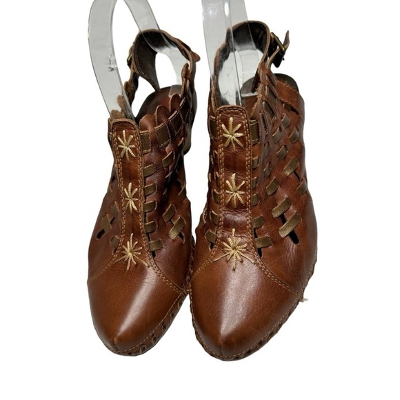 PIKOLINOS Romano Woven Leather Sling Back Mules size 37 - Picture 2 of 8